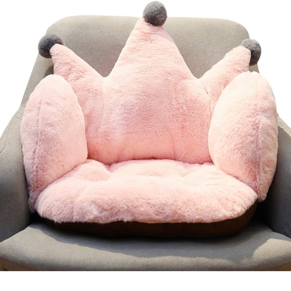 Crown Office Soft Cushion Plush Comfort Seat Pad Cozy Warm😻😻😻😻😻